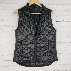 J CREW Black Lightweight Puffer Vest Small